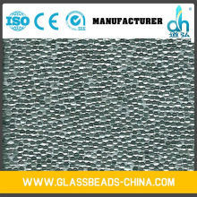 Uniform size clear water smooth glass grinded beads