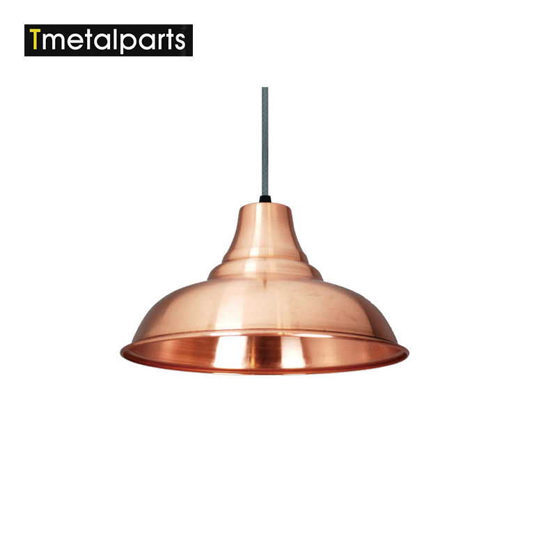 Hot Sale Custom Spinning High Precision Metal Spun Copper Lamp Shade