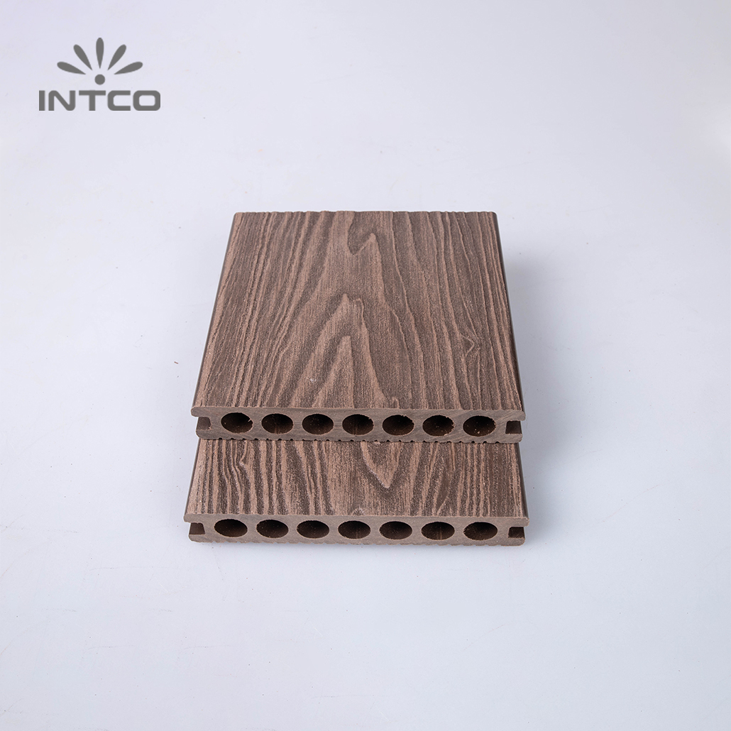 INTCO Factory Cheap Price Easy Install Waterproof Modern Decoration Outdoor DIY Floor Composite Decking