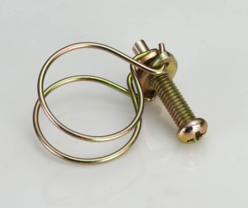 double wire hose clamp