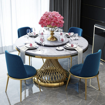 New furniture marble dinning table sets modern luxury