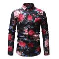 Custom Men's Button Floral Shirt