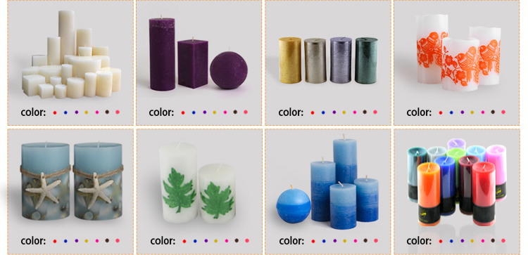 candela votiva del pilastro pillar votive candle