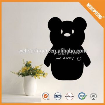 Big sale anti-water fashion bear blackboard wall sticker