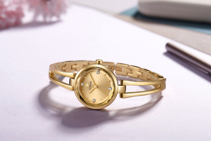 2018 hot sale quartz watch lady women wrist stainless steel watch for women