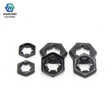 Industrial Grade Black Lock Nuts Self Locking