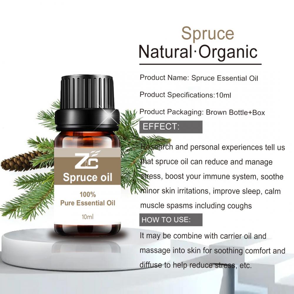 Therapeutic Grade Spruce Essential Oil For Skin Care