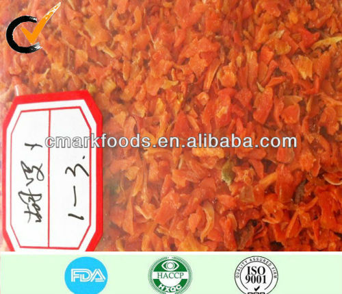 bulk AD dried carrot granules with low sugar