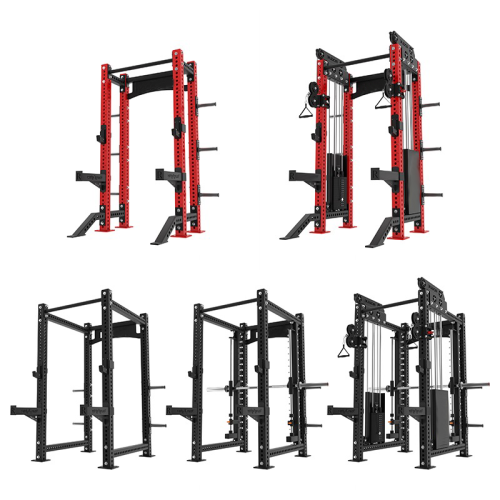 Multifunctional commercial smith crossover machine