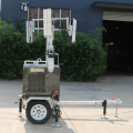 Diesel light tower for emergency lighting