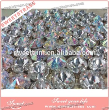12MM round crystalAB sewing stones on clothes