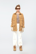 Women mid of length coat