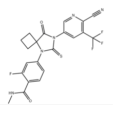 أبالوتاميد تجريبي API Cas 956104-40-8