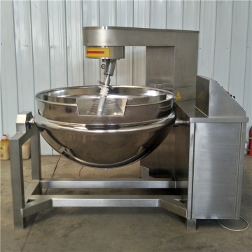 Steam Cooking Kettle With Agitator Stainless Steel Sugar Boiling Machine Sugar Syrup Boiling Machine