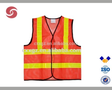 Cheap safety reflective vest Polyester safety reflective vest