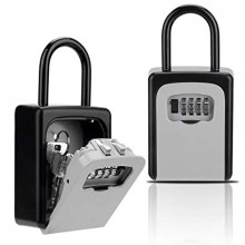 Wall-Mounted Password Combination Key Safe Storage Box Padlock
