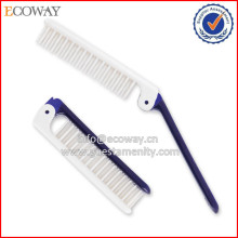 Factory Wholesale Hotel Disposable Folding Plastic Bulk Hair Combs