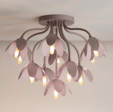 Kids Flower Flush Mount Ceiling Light