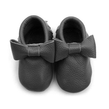 Baby Girls Soft Soled Bowknots Crib Shoes moccasins genuine leather