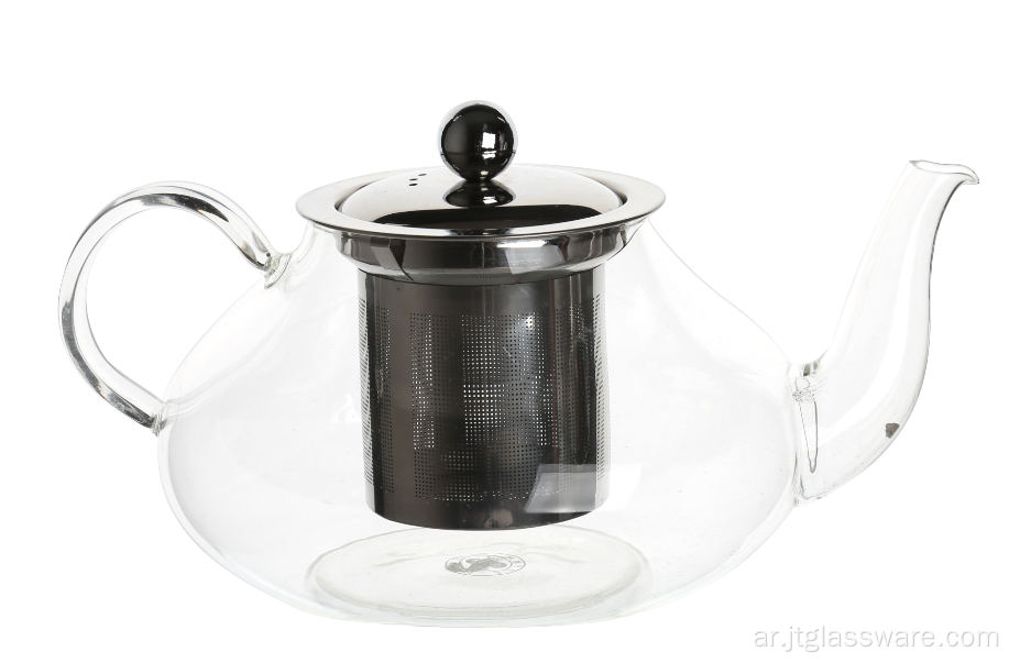 SGS 900ml Glass Teapot European Glass Pot. وعاء زجاجي أوروبي