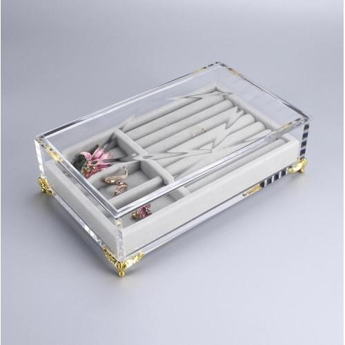 Acrylic jewelry storage box use for ring