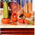 Stoviglie in ceramica serie zucca a tema Halloween