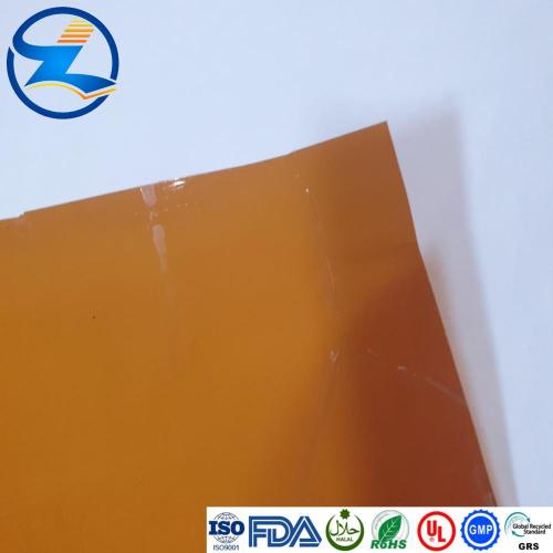 Filem Thermoplastic PVDC Red Brown untuk Pakej Pharm