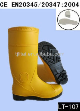 Mining Steel Toe Safety PVC Rain Boots/ PVC boot/ heated safety boot