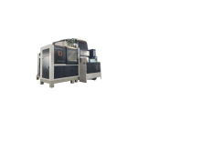 Top and bottom sand shooting slide molding machine