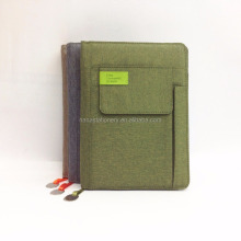 Custom Logo Fabric Cover Notebook