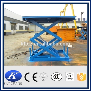 stationary hydraulic scissor elevating table