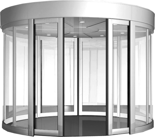 Automatic Curved Sliding Doors with Access Control System