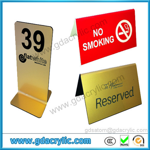 Sign Holder Table Top Acrylic Sign Holders