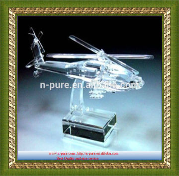 crystal helicopter,crystal helicopter model gift