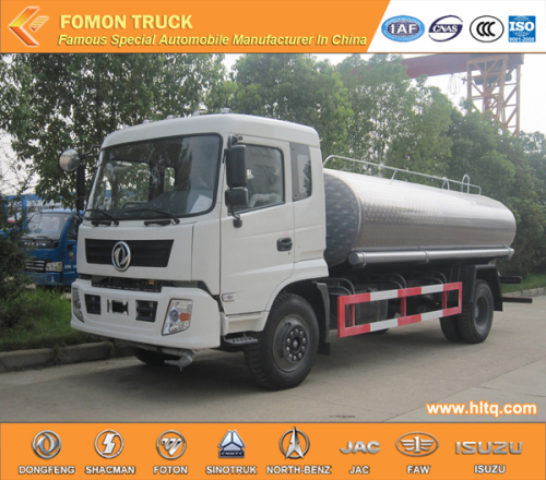 dongfeng 190χρ 4x2 15000L φορτηγό δεξαμενή γάλακτος