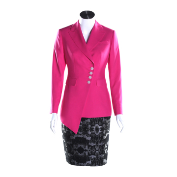 Factory Directly Provide high quality woman suit fabrics wool business casual office woman suit