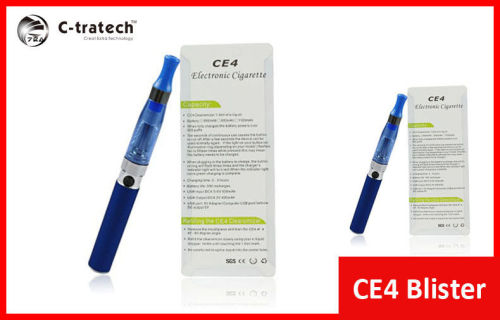 Blue Ego Ce4 E Cigarette , Ego Ce4 Blister Kit 650mah Battery