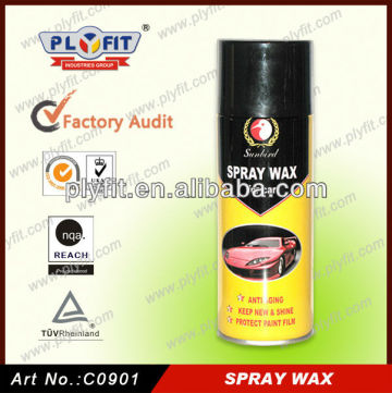 car polishing aerosol wax