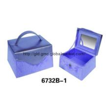 cute velvet cosmetic gift box supplier