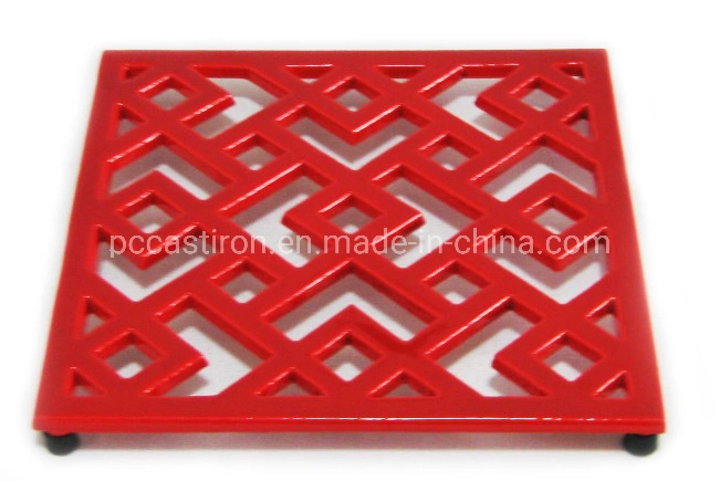 Round Cast Iron Heading Pad Trivet BSCI, LFGB Approved Factory