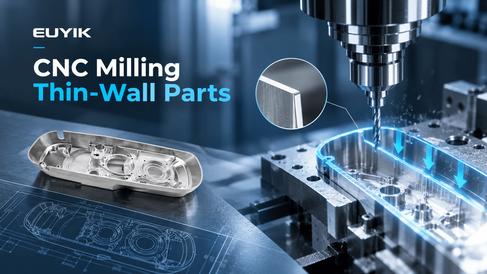 usinage CNC en aluminium à paroi mince thin-wall aluminum cnc machining