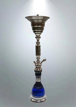 Aluminum-bonded pyramid-shaped water-smoke kettle