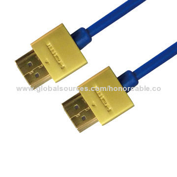 2.0V yüksek hızlı HDMI kablosu, 4 k * 2160 P çözünürlük, altın kabuk, 4 mm OD