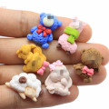 Resin Mini Cartoon Animal Flat Back Cabochons Scrapbooking For DIY Κοσμήματα Διακοσμήσεις Διακοσμητικά Αξεσουάρ Art Decor