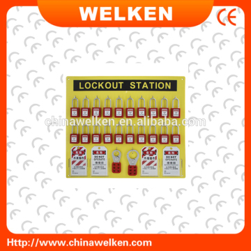 Brand!!! Lock Station with Cover of 20 locks Lockout Tagout Station