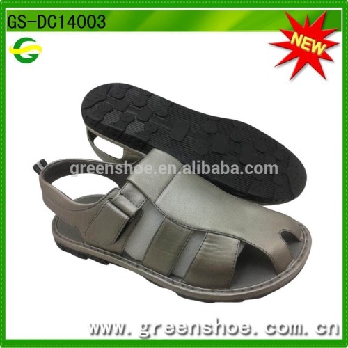 2015 new men sandals, pu men's sandals