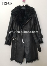 YRFUR Super Quality Sheep Lake Lamb skin Fur Coat YR1607 Double Face Fur Coat