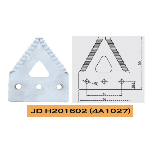 Remplacement de la moissonneuse Rechance Pièce 28 dents CNH MF Section H06614