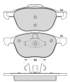 Ford Focus Brek pad