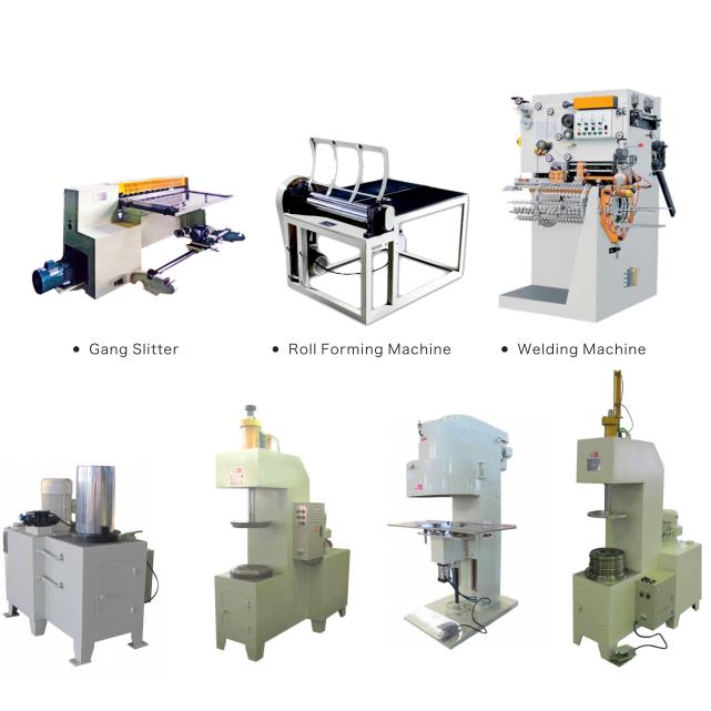 Semi-automatic production line making machine for 10-25L paint can